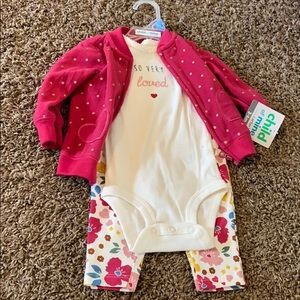 Child of Mine 3piece infant/baby outfit 3/6 months